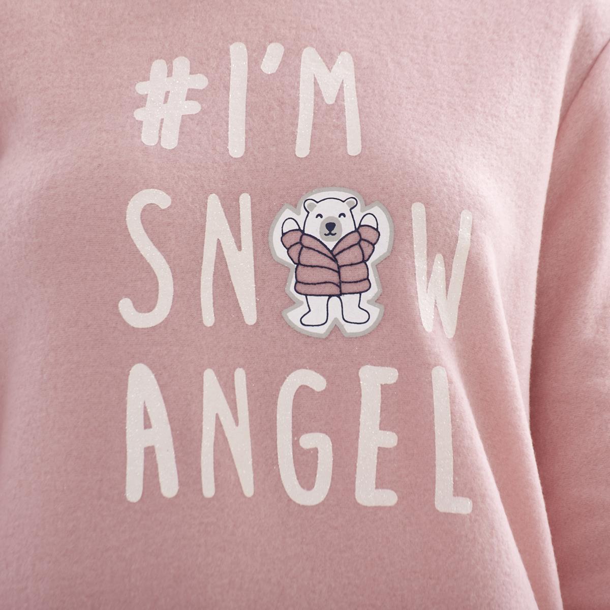 Ladies Fleece Pyjamas Printed Winter Warm PJ'S Nightwear RRP £20