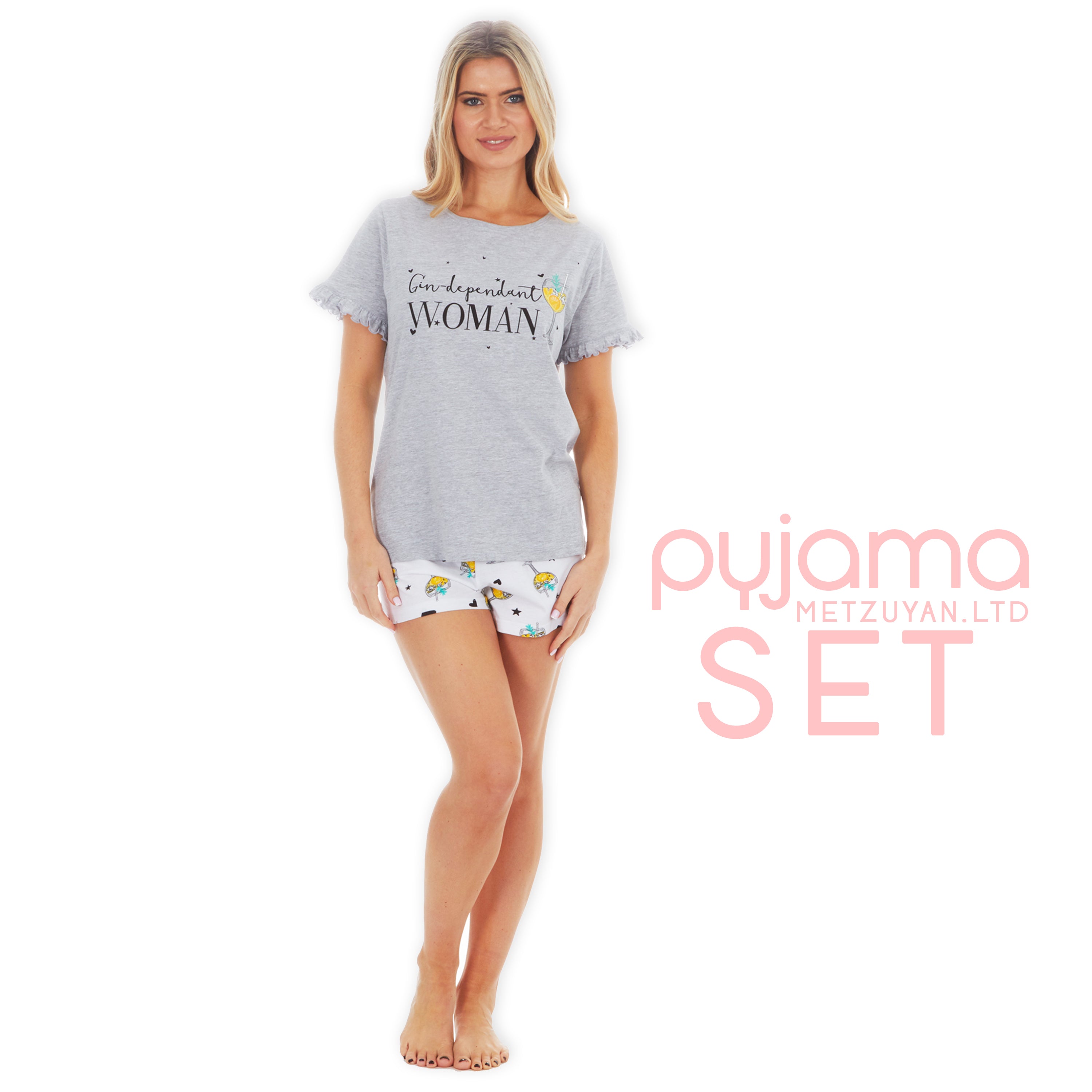 Ladies Cool Comfort Cotton Shortie Set Pyjama Shorty Set Sleeveless Pyjamas NEW