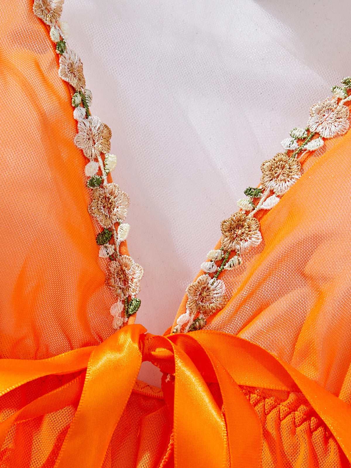 Sexy Women's Lingerie Floral Lace Sleepwear Underwear Dress See-Thru Babydoll US