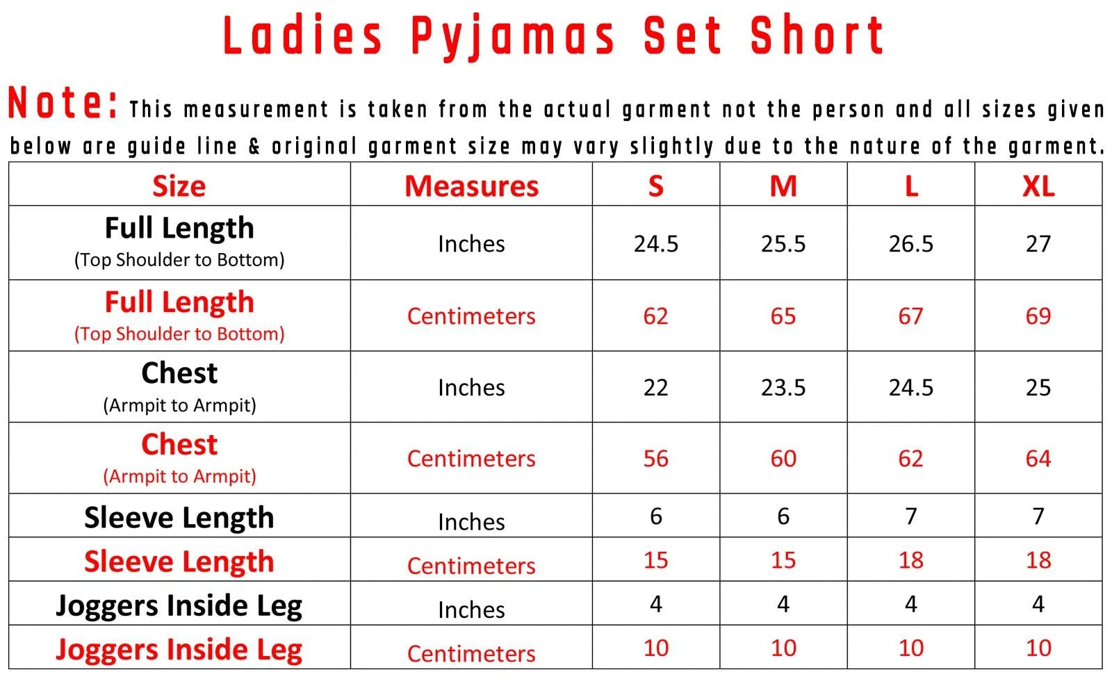 Ladies Pyjama Set PJS Short Sleeve Cotton Fruits Printed PJ Nightwear S to XL