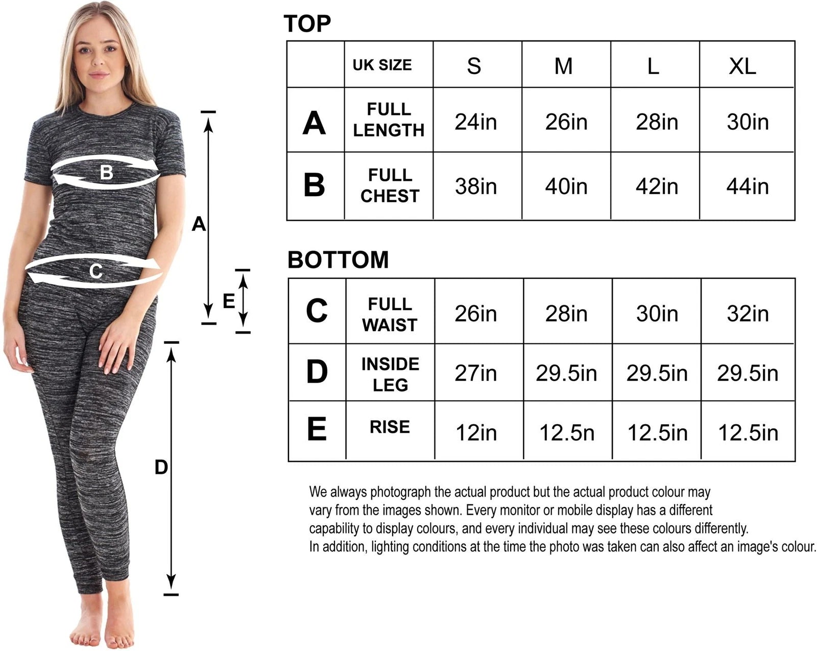 Ladies Stretch Short Sleeve Loungewear PJ'S Pockets Pyjama Set