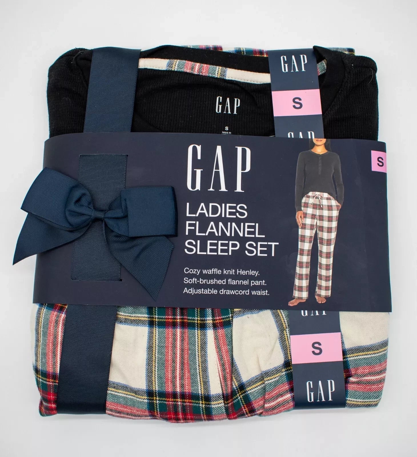 Ladies Pyjamas Women Flannel Checkered Nightwear Summer Full Sleeve Comfy Pj's