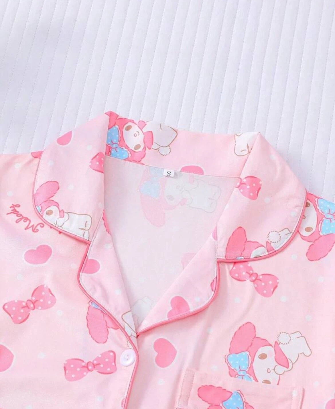 Sanrio Hello Kitty My Melody Pajama Sleepwear Kawaii Pajamas Pink Cute