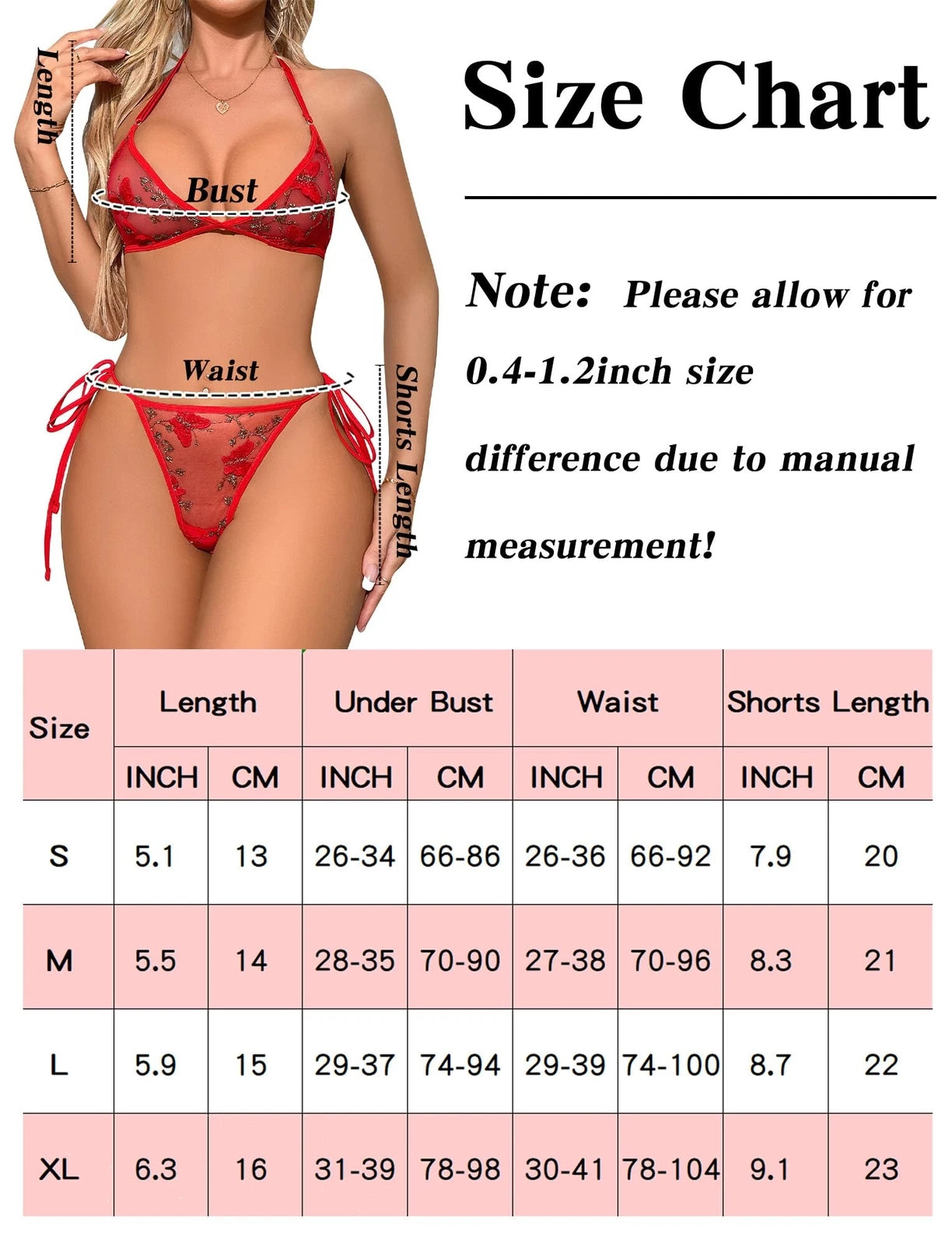Sexy Lingerie Womens See Through Sheer Babydoll Sleepwear Nightwear Tops&Panties