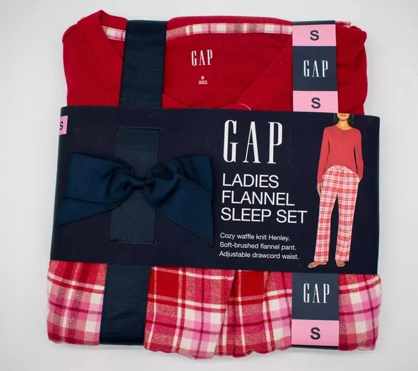 Ladies Pyjamas Women Flannel Checkered Nightwear Summer Full Sleeve Comfy Pj's