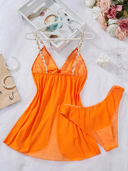 Sexy Women's Lingerie Floral Lace Sleepwear Underwear Dress See-Thru Babydoll US