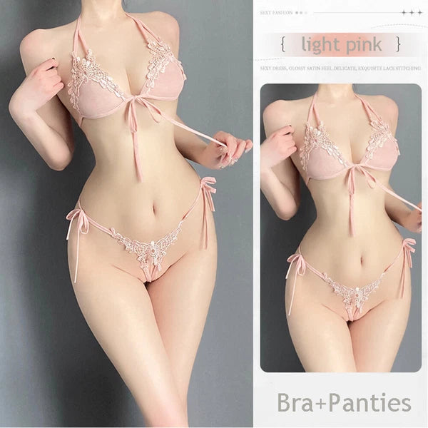 Lingerie Sleepwear Lace Women G-String Dress Underwear Babydoll Nightwear