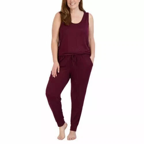 Live 2 Lounge Women's 4 Piece Essential Lounge Set Tank Tee Cardigan Jogger
