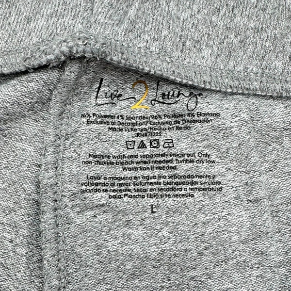 Live 2 Lounge Women's 4 Piece Essential Lounge Set Tank Tee Cardigan Jogger