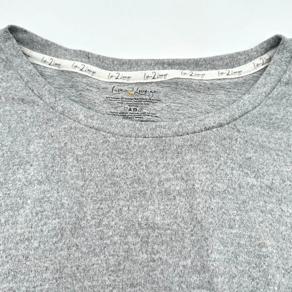 Live 2 Lounge Women's 4 Piece Essential Lounge Set Tank Tee Cardigan Jogger