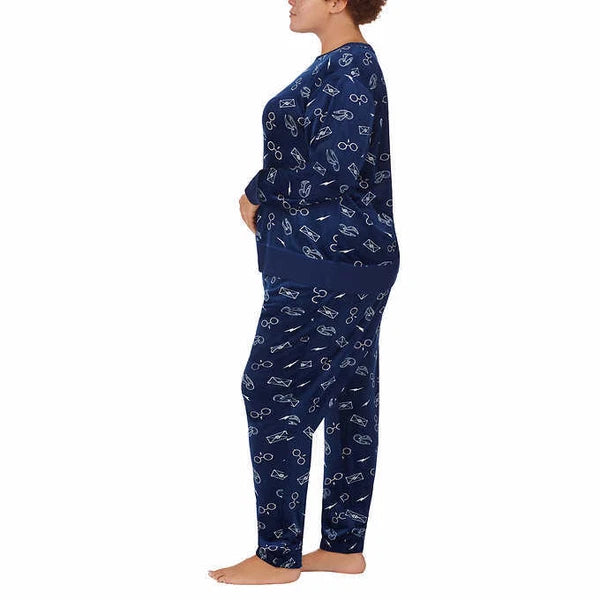 Character Disney Harry Potter Ladies' Fleece 2-piece Pajamas Silky Soft | D45