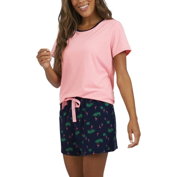 Lands End Women's 2-piece Knit Short Pajama Set