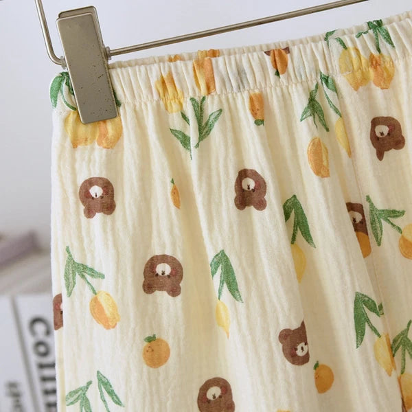 Mixed Print Pajama Coordinates