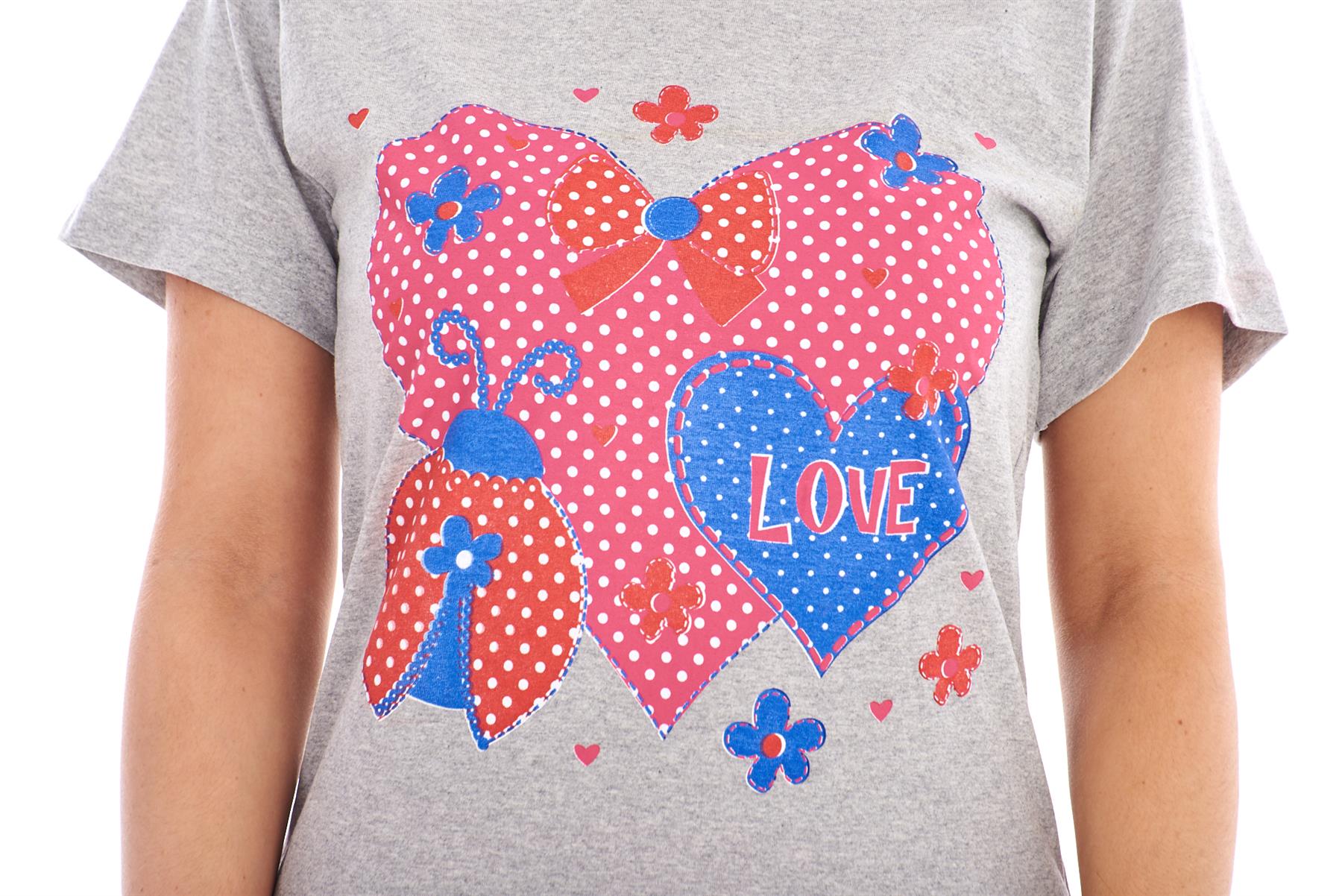 Women’s Pyjamas Set Short Sleeve Top & Full Length Pants Sleepwear Nightwear