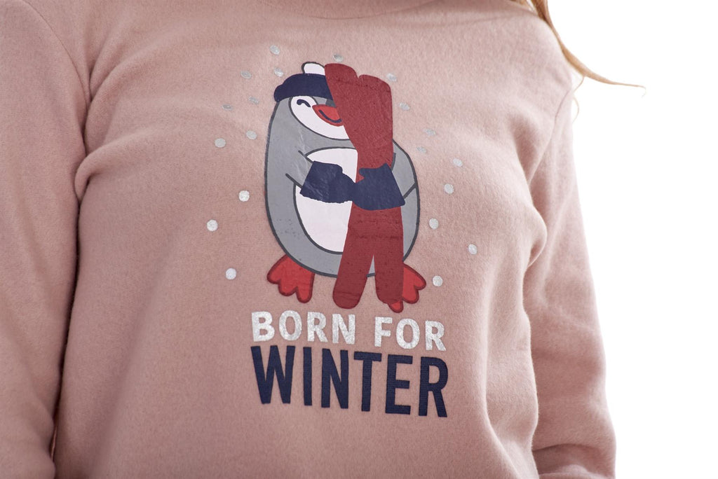 Ladies Fleece Pyjamas Printed Winter Warm PJ'S Nightwear RRP £20