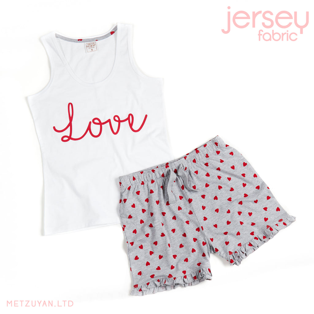 Ladies Cool Comfort Cotton Shortie Set Pyjama Shorty Set Sleeveless Pyjamas NEW