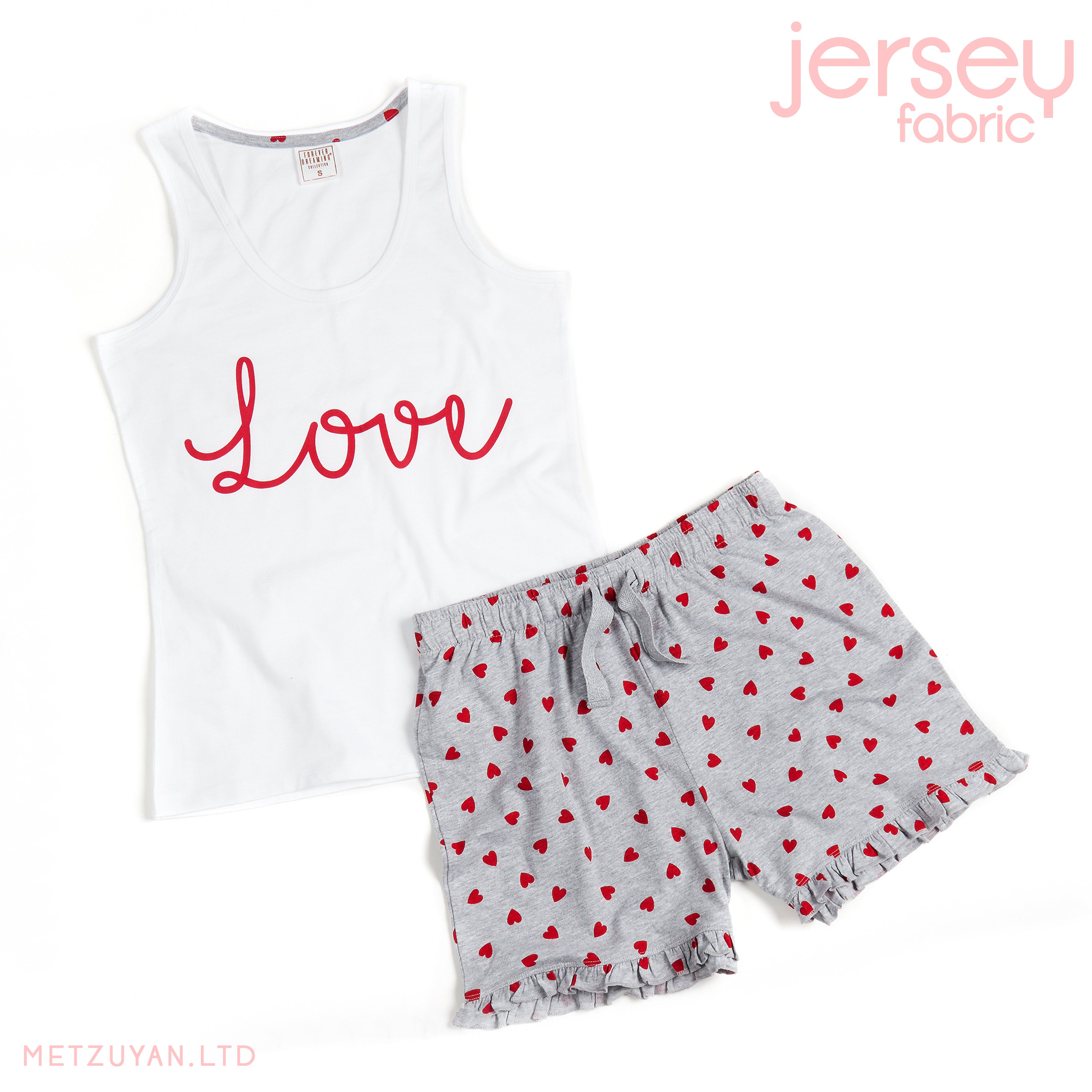 Ladies Cool Comfort Cotton Shortie Set Pyjama Shorty Set Sleeveless Pyjamas NEW