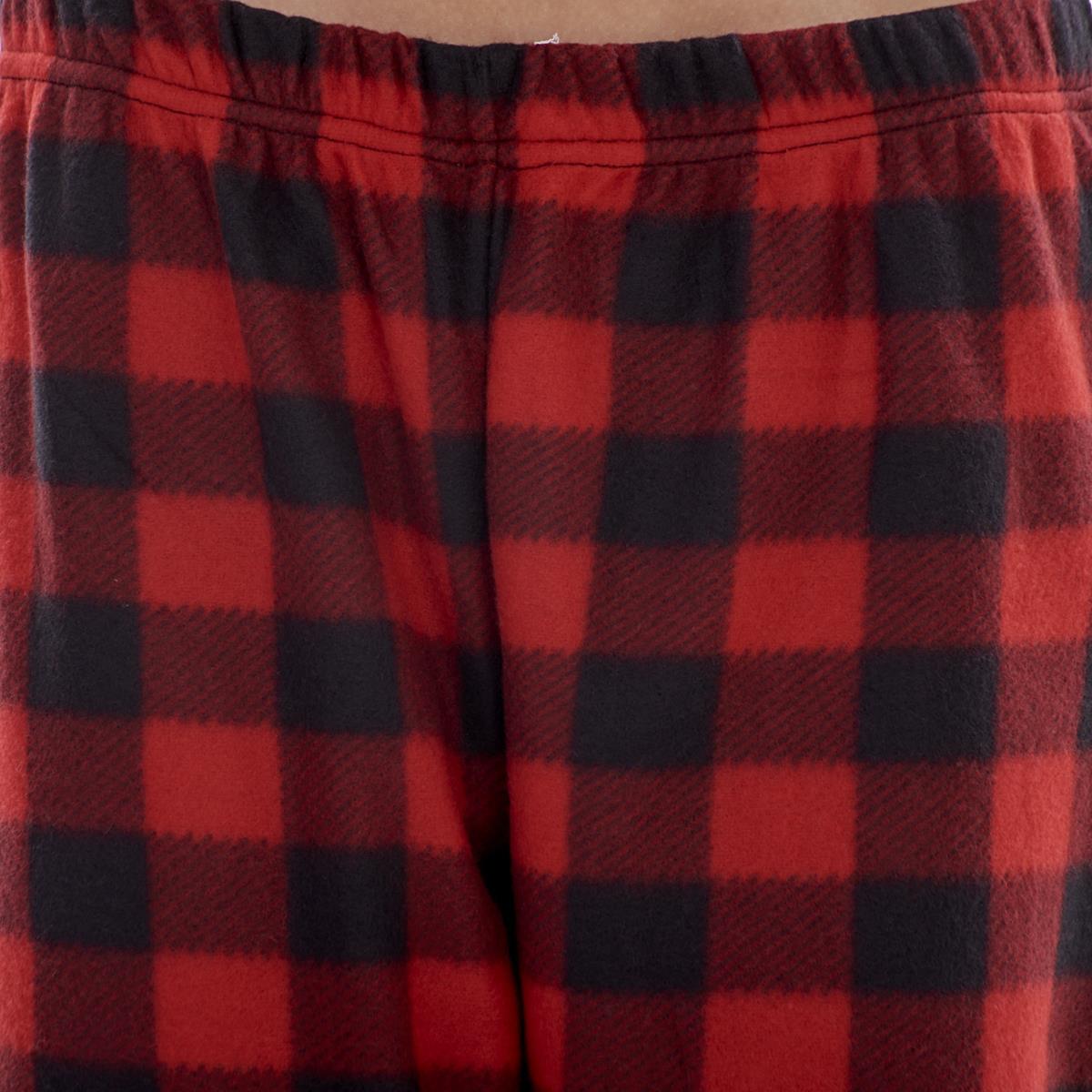 Ladies Fleece Pyjamas Printed Winter Warm PJ'S Nightwear RRP £20