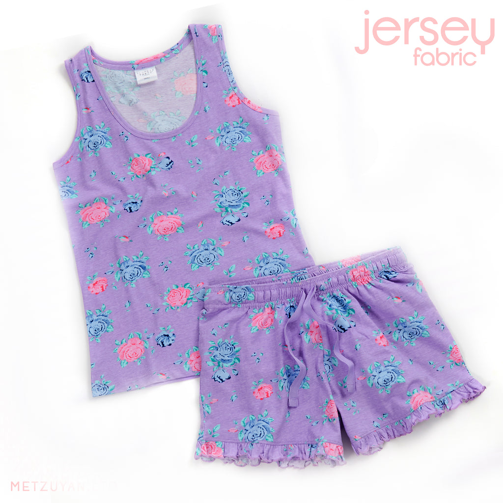 Ladies Cool Comfort Cotton Shortie Set Pyjama Shorty Set Sleeveless Pyjamas NEW