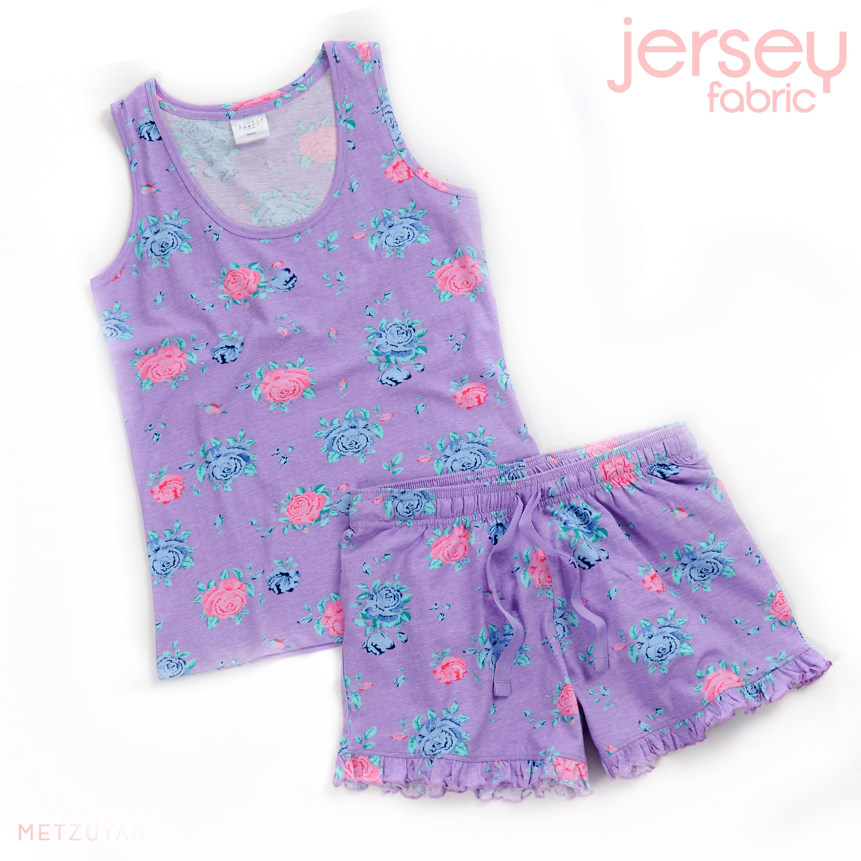 Ladies Cool Comfort Cotton Shortie Set Pyjama Shorty Set Sleeveless Pyjamas NEW