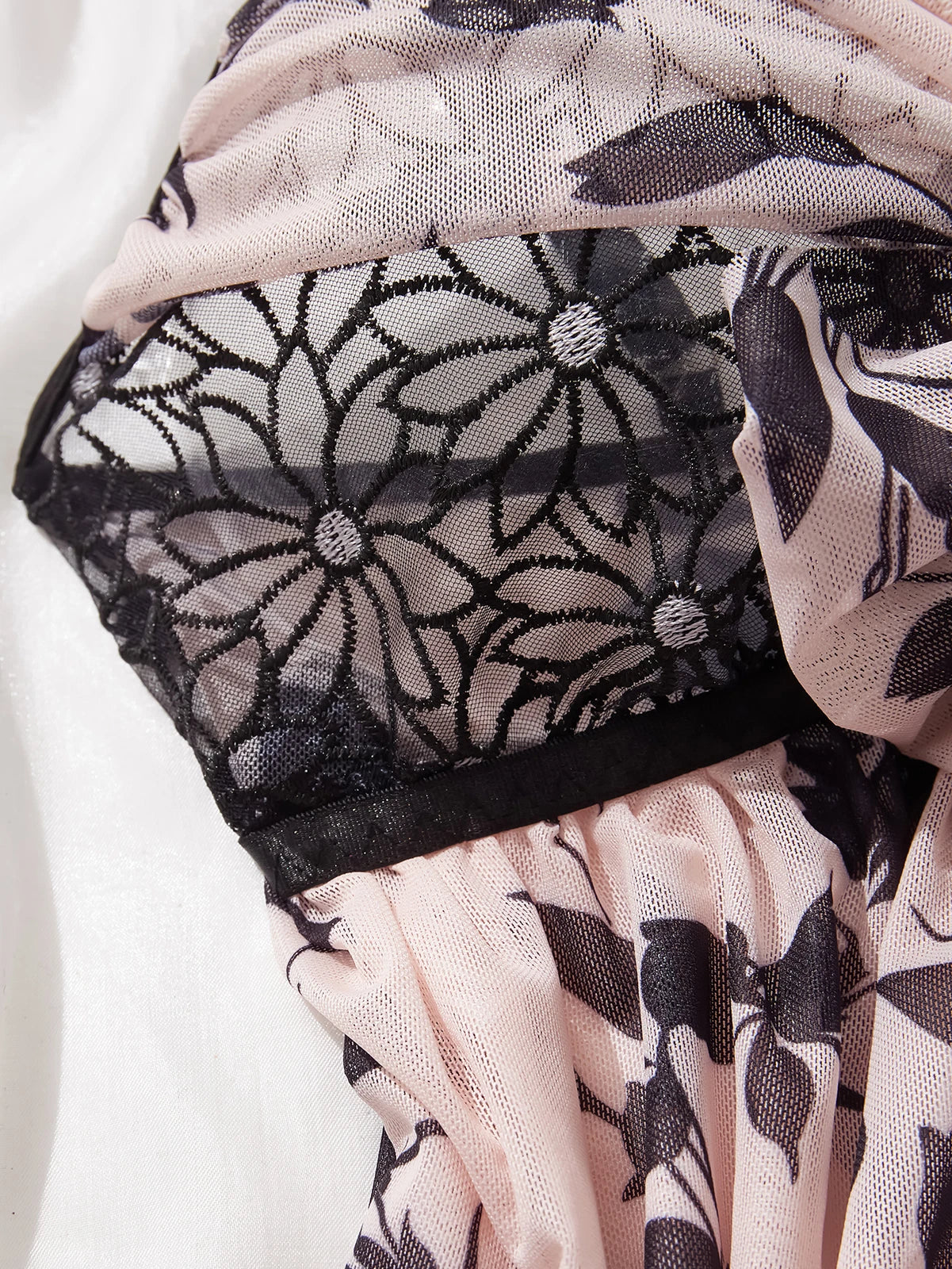 Sexy Women's Lingerie Floral Lace Sleepwear Underwear Dress See-Thru Babydoll US