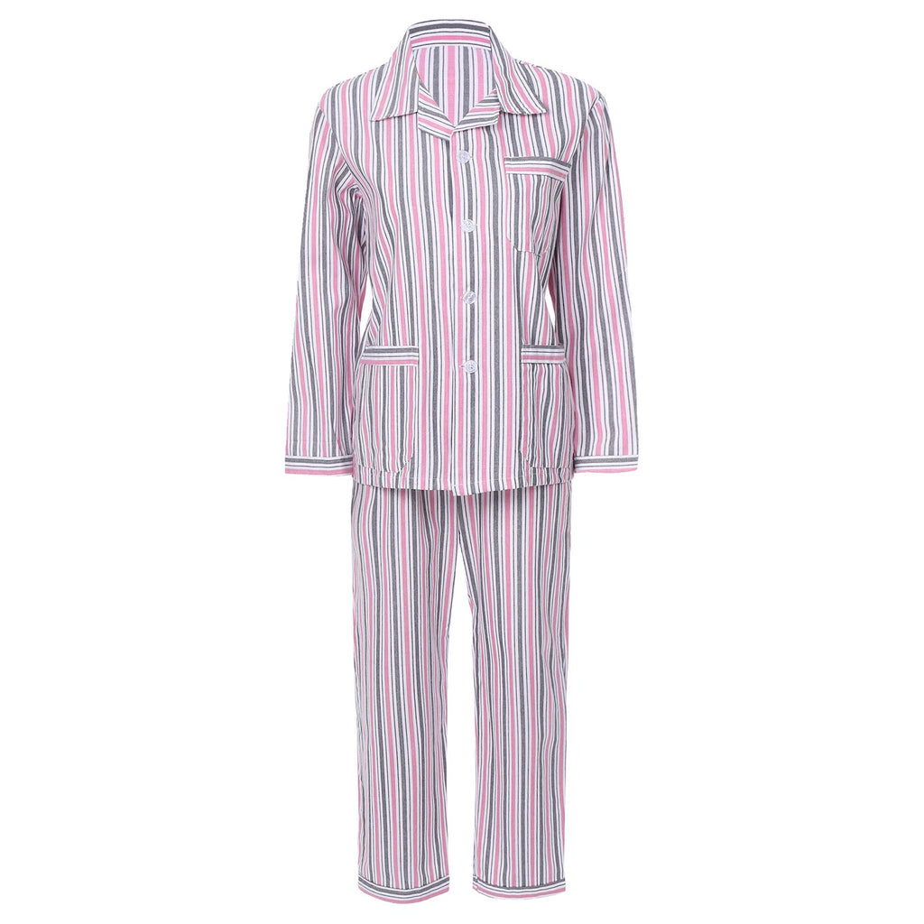 Womens Sleepwear Casual Loungewear Multiple Pockets Pajama Set Button Down Soft