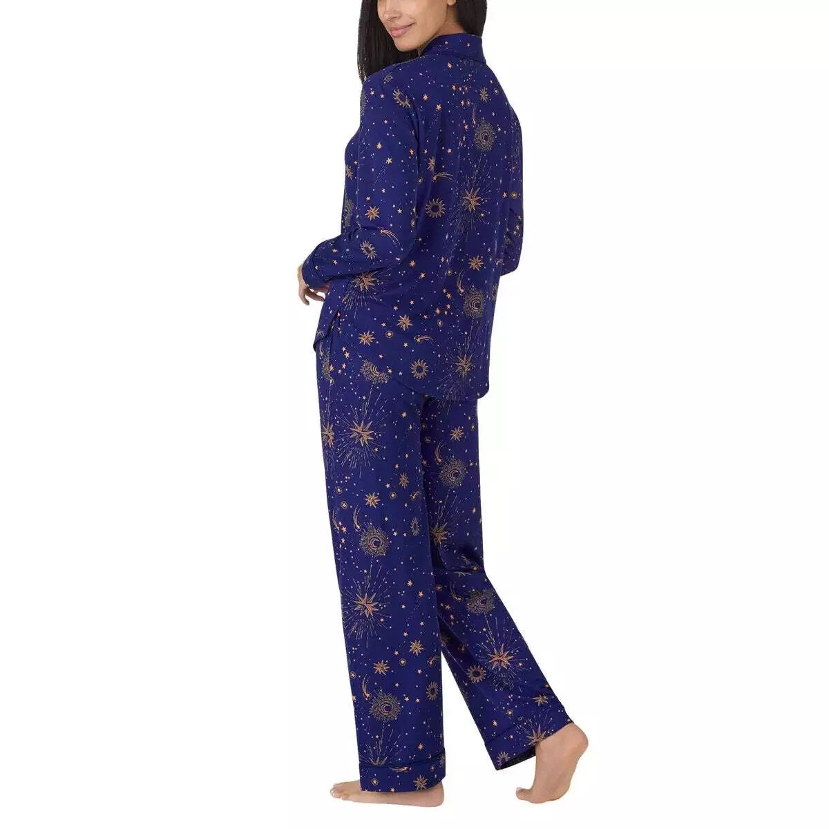 Room Service Ladies' Shawl Collar Full Length Pajama Set J22