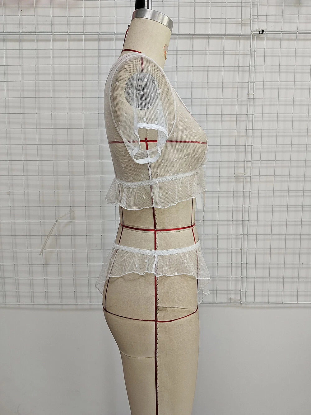 Sexy Lingerie Womens See Through Sheer Babydoll Sleepwear Nightwear Tops&Panties