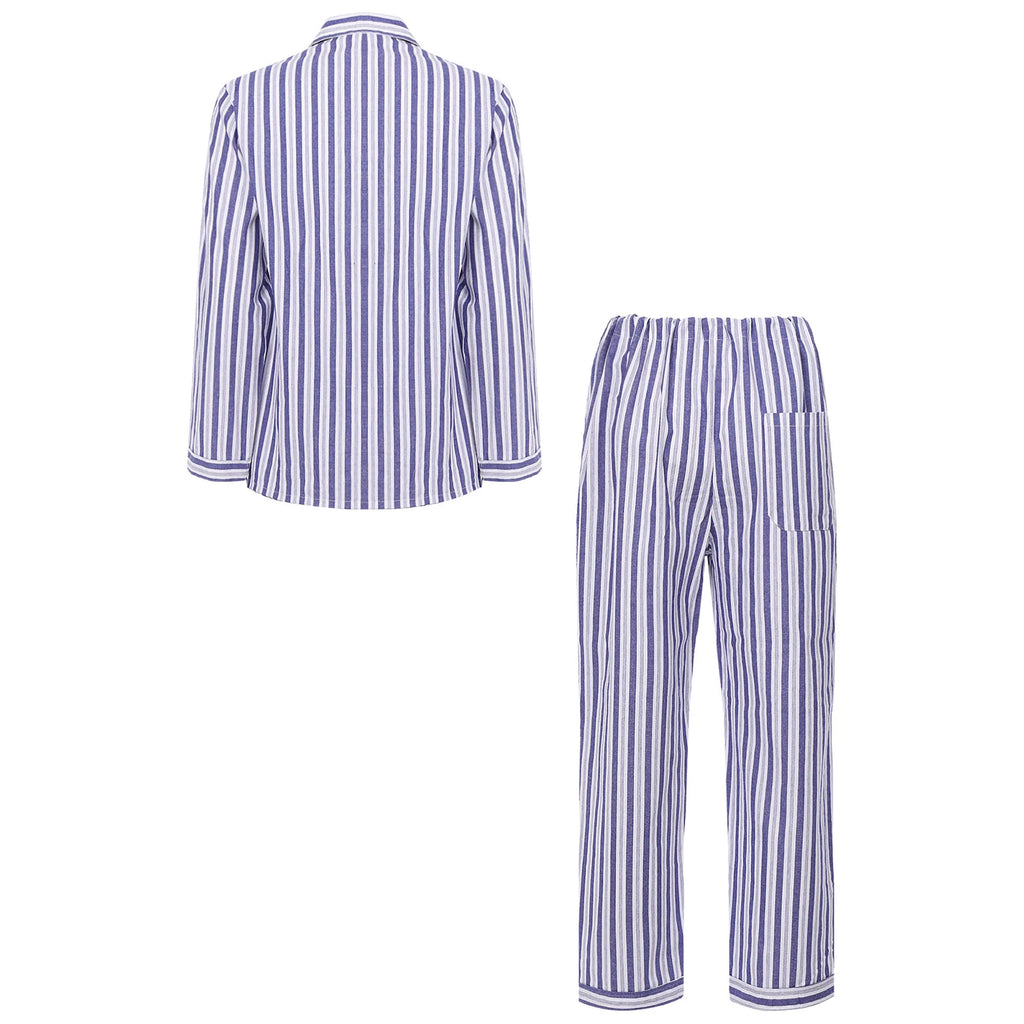 Womens Sleepwear Casual Loungewear Multiple Pockets Pajama Set Button Down Soft