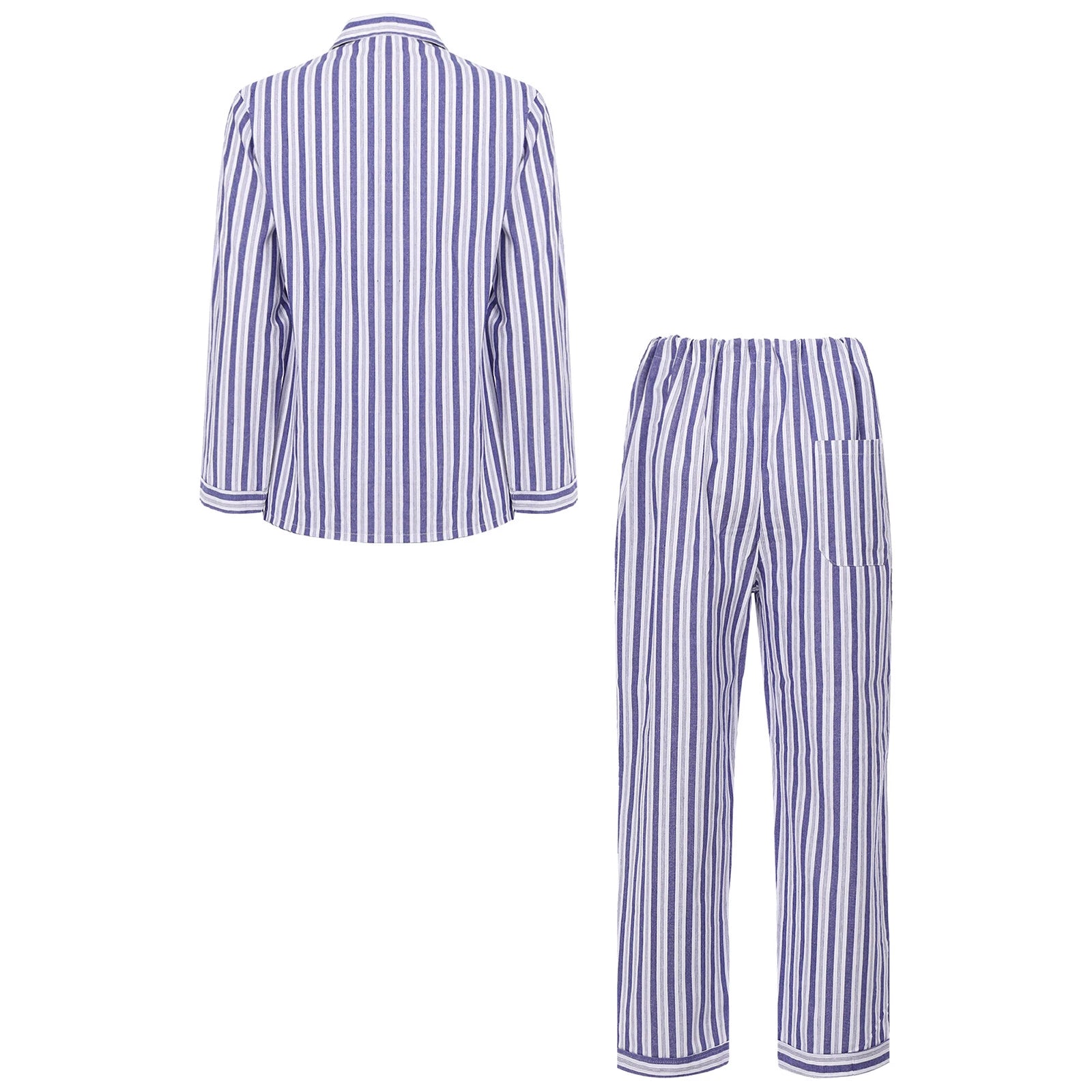 Womens Sleepwear Casual Loungewear Multiple Pockets Pajama Set Button Down Soft