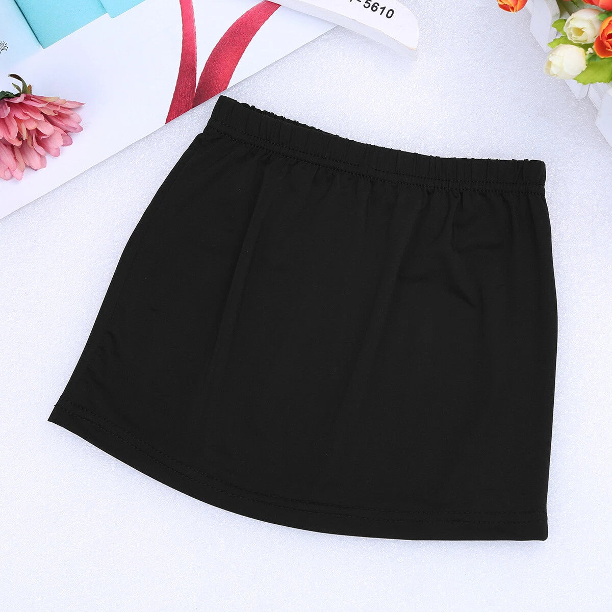 Womens Mini Skirt Sissy Pajamas Babydoll Lingerie Set Outfit Crop Top Lace Trim