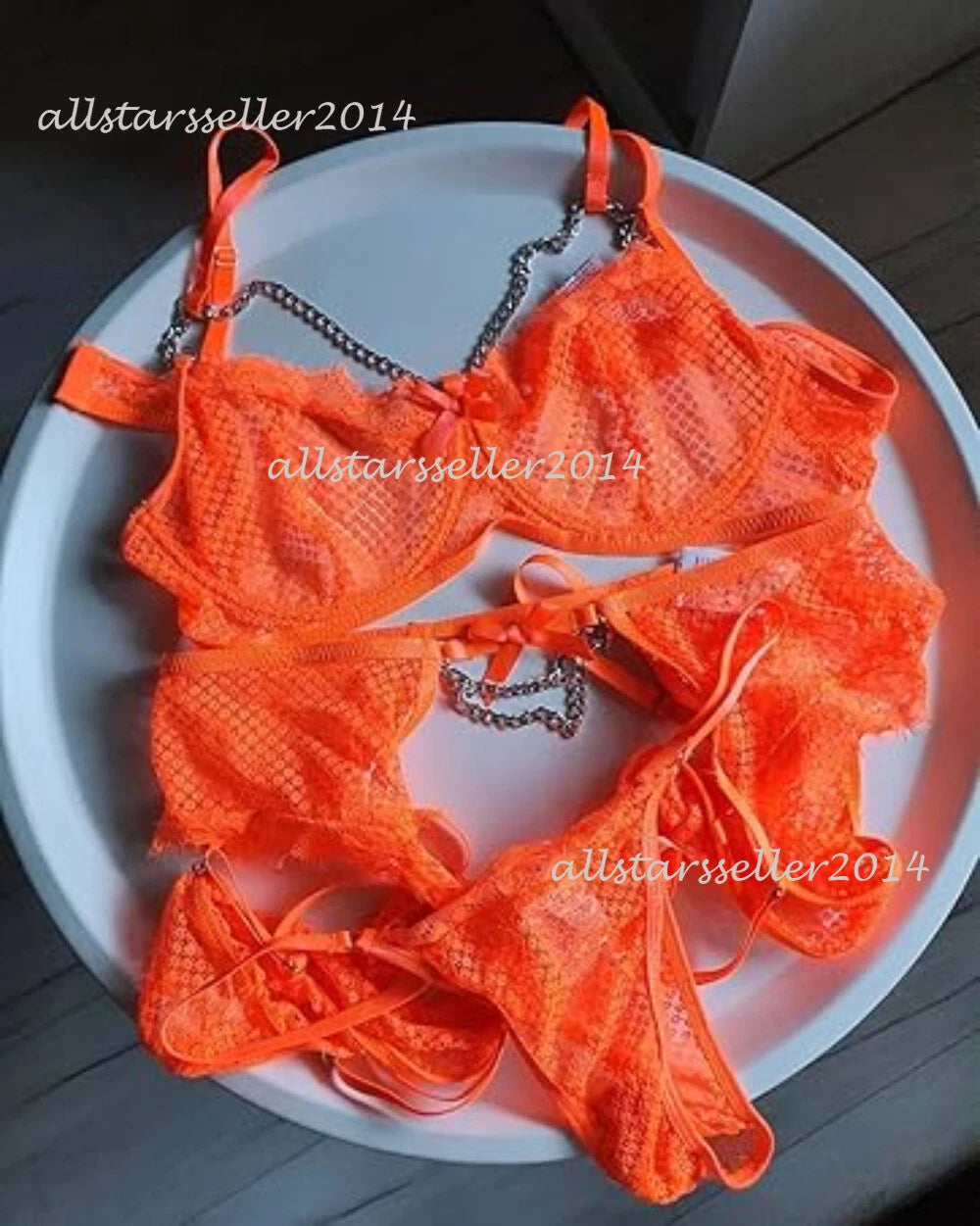 Sexy Women Lace Lingerie Bra G-String Set Fishnet Nightwear Babydoll Sleepwear