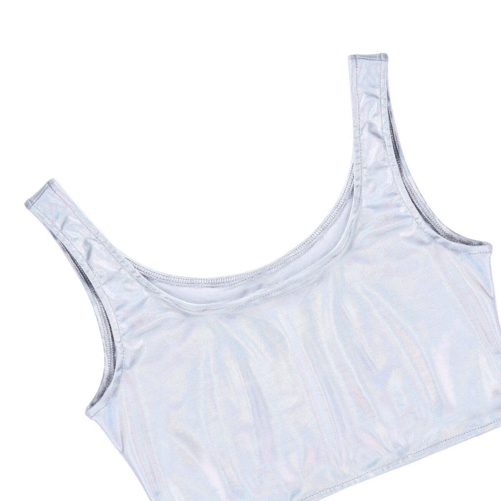 Womens Underwear Wet Look Lingerie Mock Neck Bar Sexy Sleepwear Babydoll 2pcs