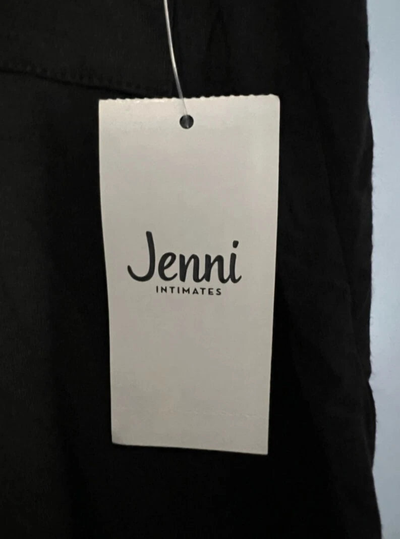 Woman’s Jenni Deep Black with Pink Lining Pajama Set