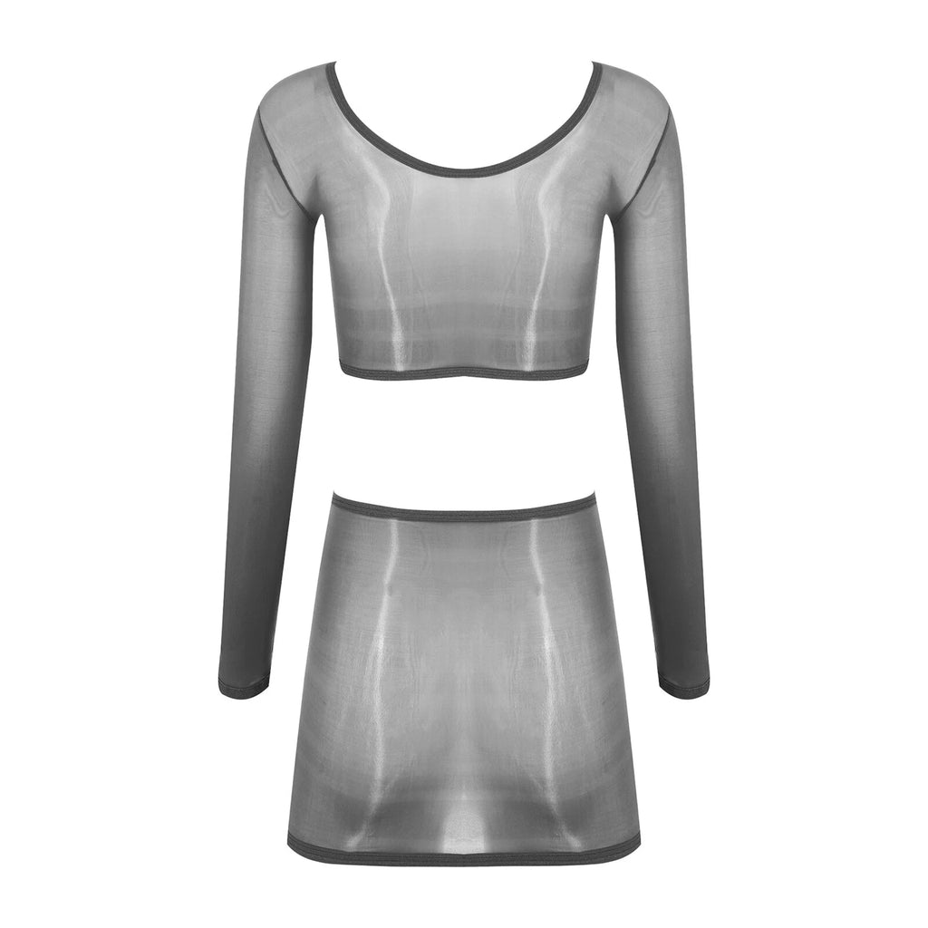 Womens Outfits Breathable Clubwear Sheer Nightwear Ultrathin Sleepwear Sexy