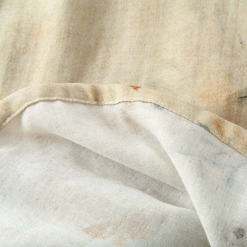 Chinese style Women's Bamboo Fiber Hanfu Summer Long Sleeved Topa & Pants Set