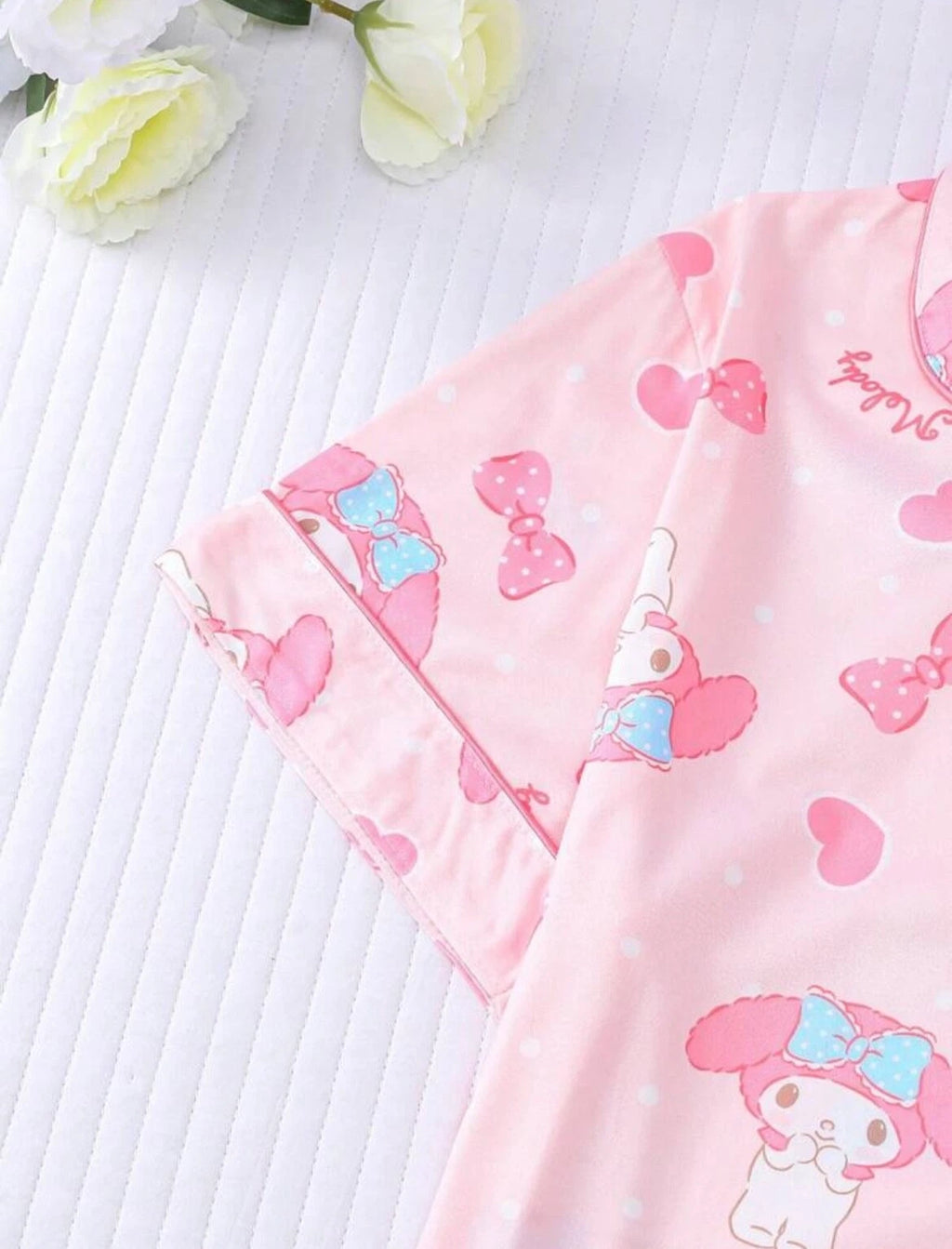 Sanrio Hello Kitty My Melody Pajama Sleepwear Kawaii Pajamas Pink Cute