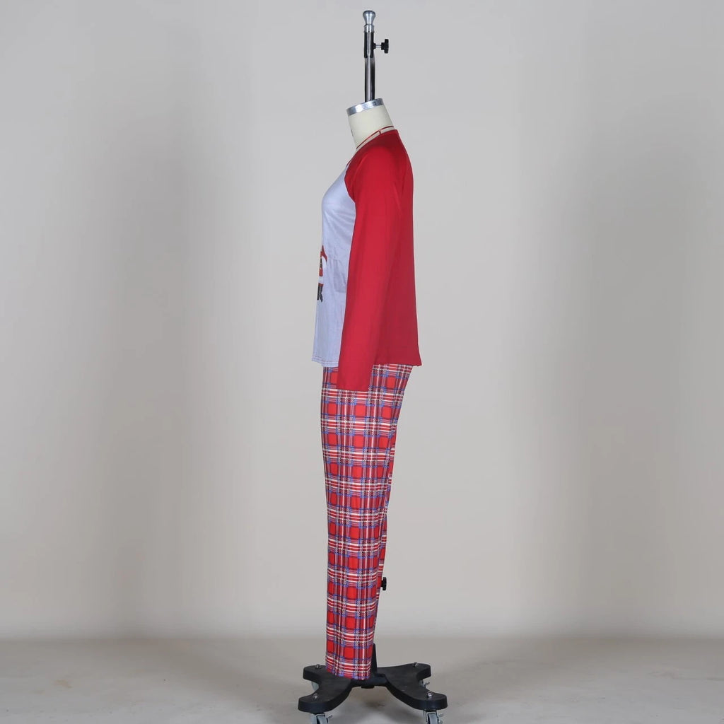 Christmas Suit Parent-Child Suit long-sleeved casual pajamas