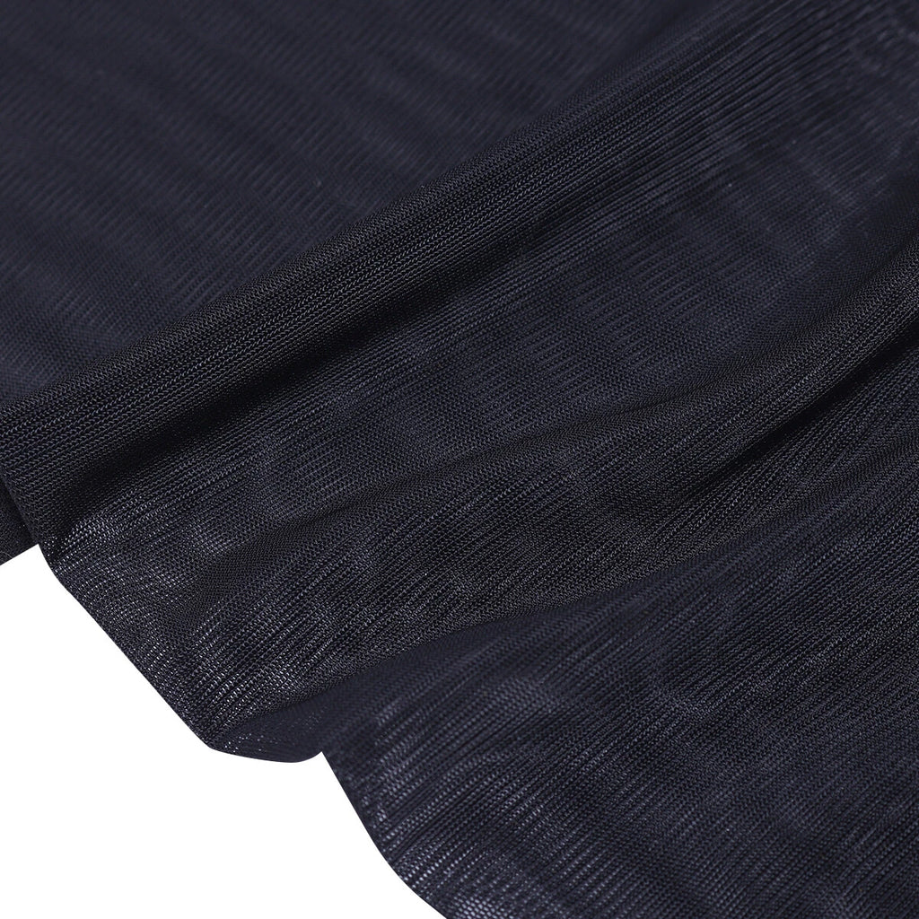 Women 2pcs Lingerie Set Sleeveless Crop Top High Waist Crotchless Leggings Pants