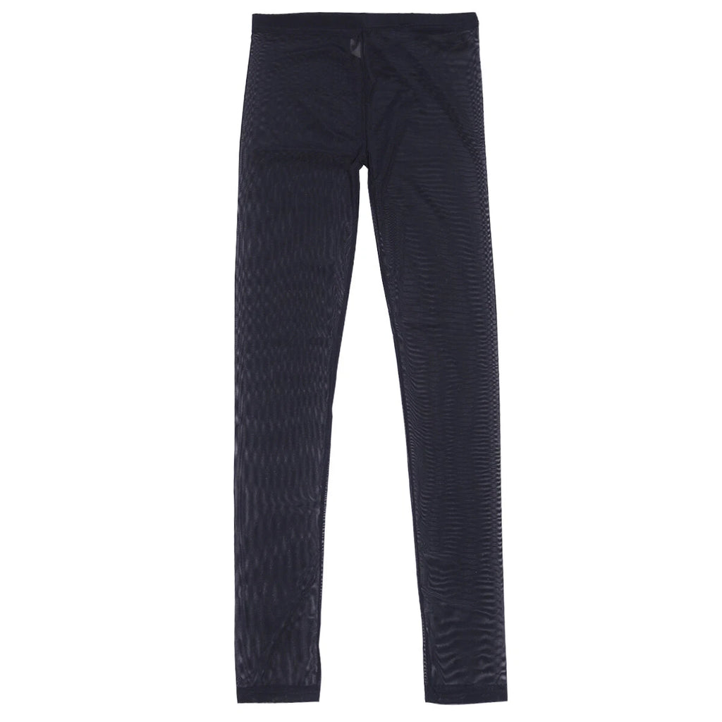 Women 2pcs Lingerie Set Sleeveless Crop Top High Waist Crotchless Leggings Pants