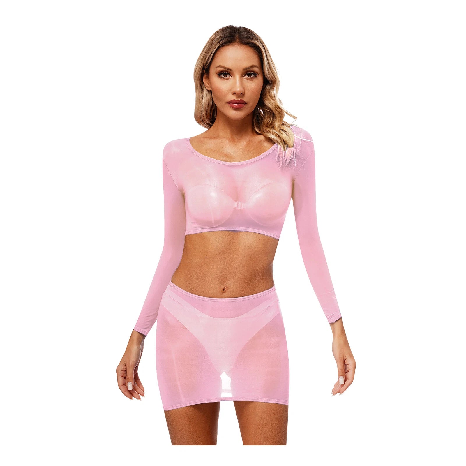 Womens Outfits Breathable Clubwear Sheer Nightwear Ultrathin Sleepwear Sexy