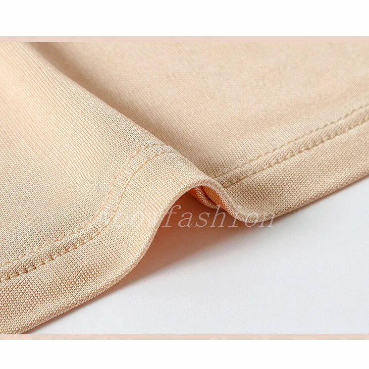 Women Knit Silk Pajama  Long Johns Set Lace V Neck Thermal Nightwear Pajama Set