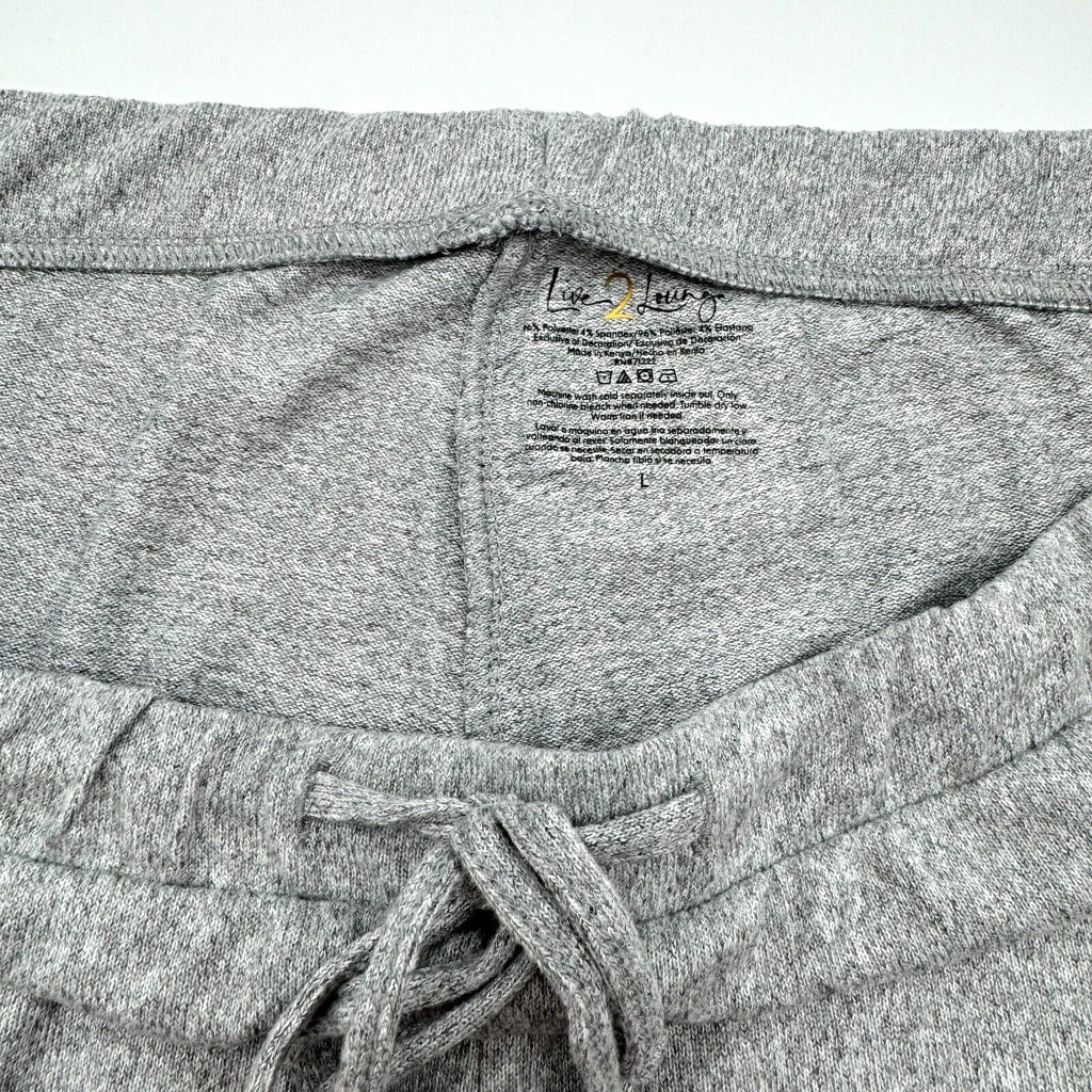 Live 2 Lounge Women's 4 Piece Essential Lounge Set Tank Tee Cardigan Jogger