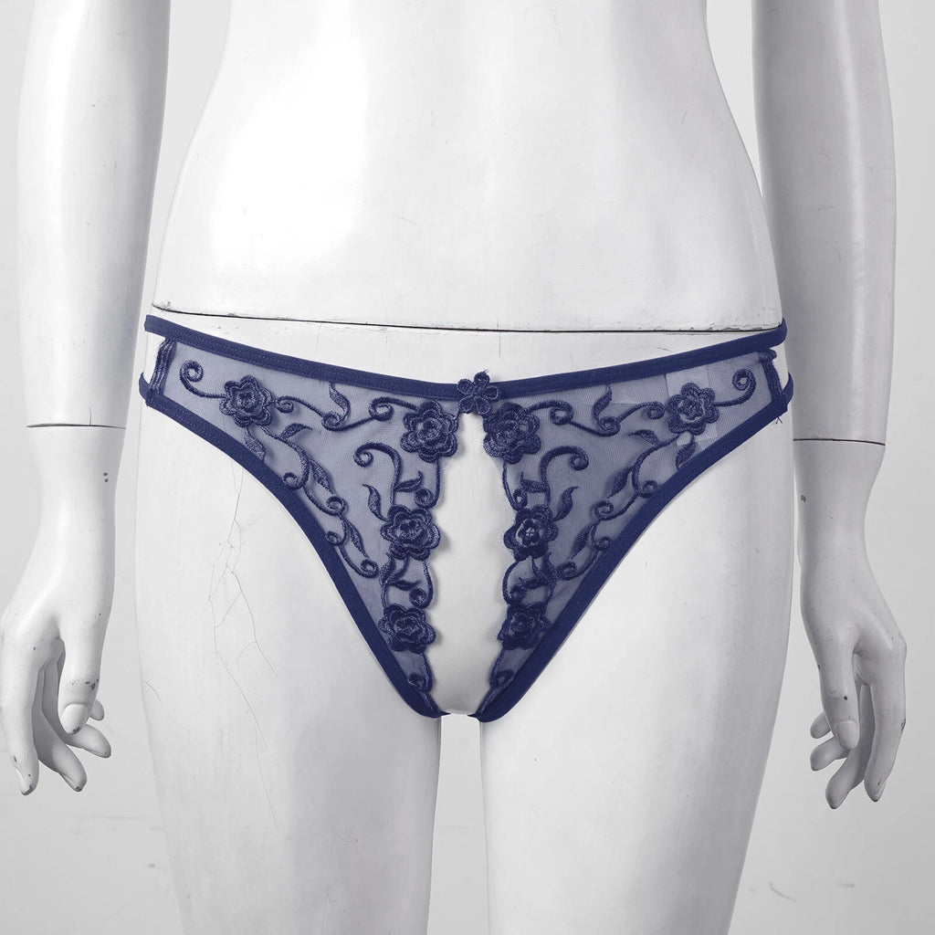 Womens Hollow Out Translucent Lingerie Set Stretchy Fishnet Solid Color Tights