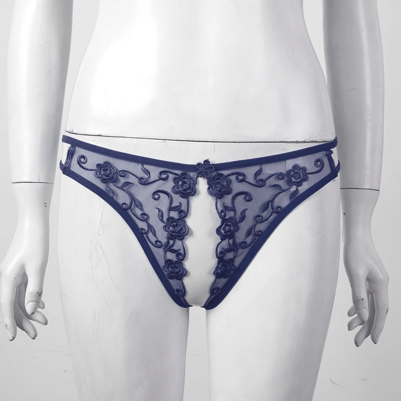 Womens Hollow Out Translucent Lingerie Set Stretchy Fishnet Solid Color Tights