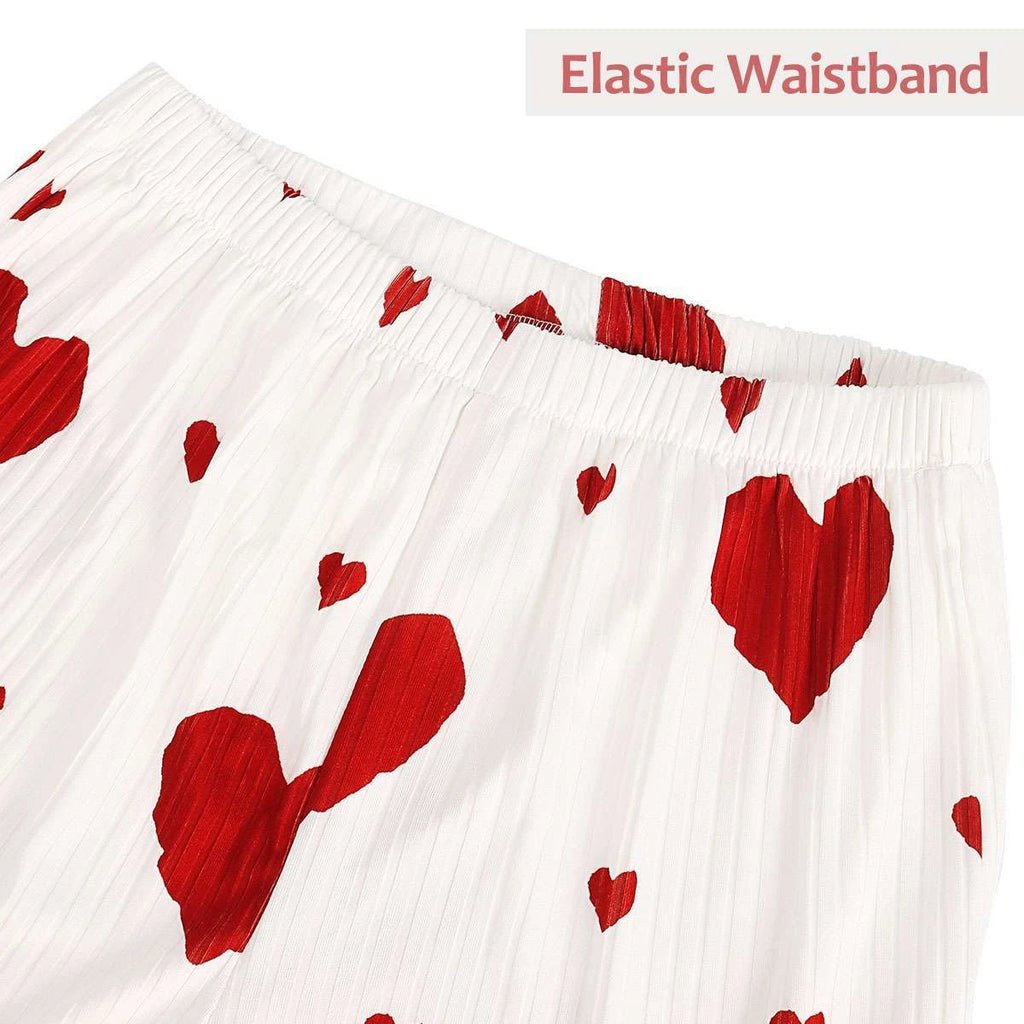 2PCS Summer Pjs Set Women Lovely Nightwear Sleepwear Cami Top + Short Pajama Set