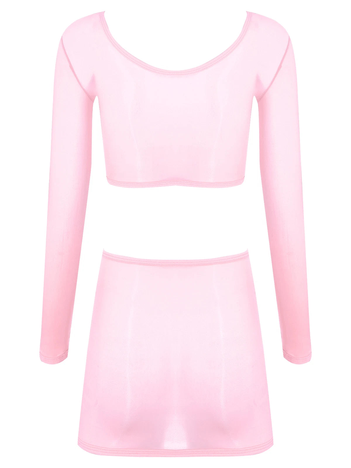 Womens Outfits Breathable Clubwear Long Sleeve Nightwear Nylon Lingerie Silky