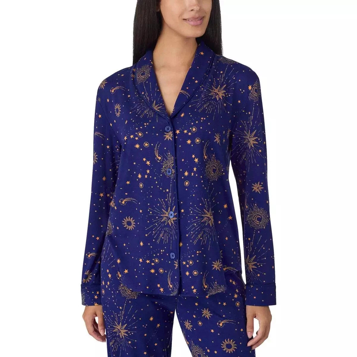 Room Service Ladies' Shawl Collar Full Length Pajama Set J22