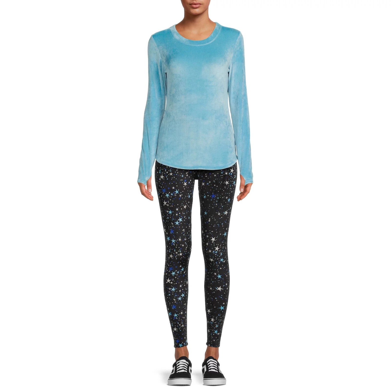 Cuddl Duds VELOUR 2pc Set ClimateRight Womens S-2X Top Legging Pajama Base Layer