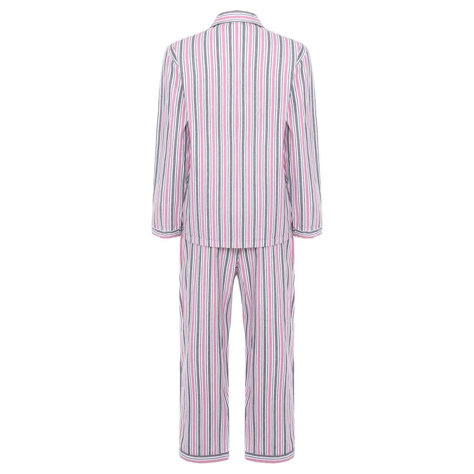 Womens Sleepwear Casual Loungewear Multiple Pockets Pajama Set Button Down Soft